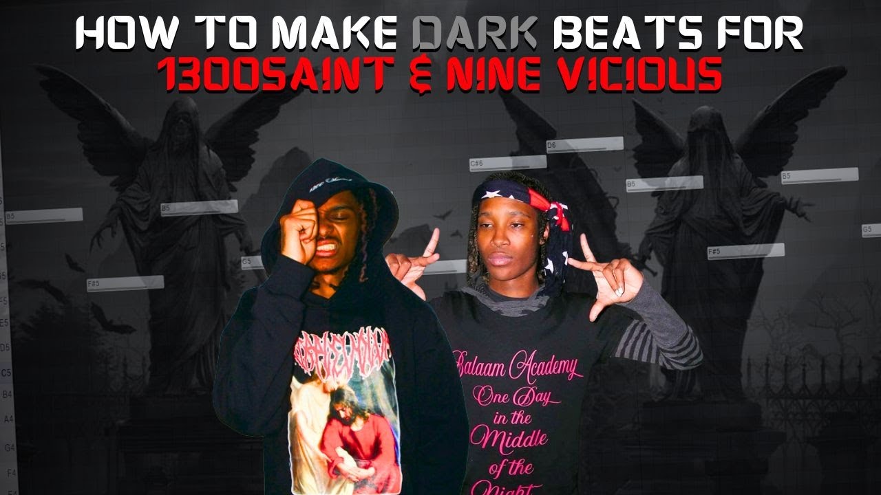 How to make DARK beats for NINE VICIOUS & 1300SAINT (Tutorial)