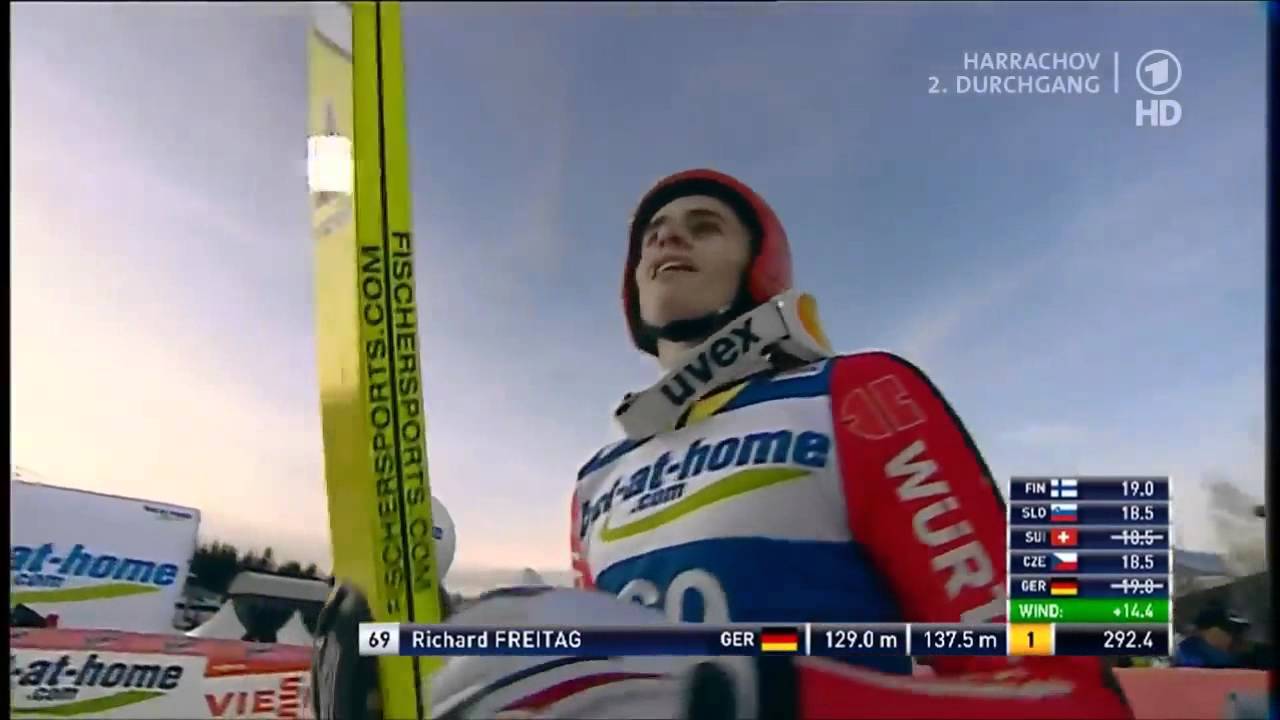 Richard Freitag - Erster Weltcupsieg in Harrachov 2011