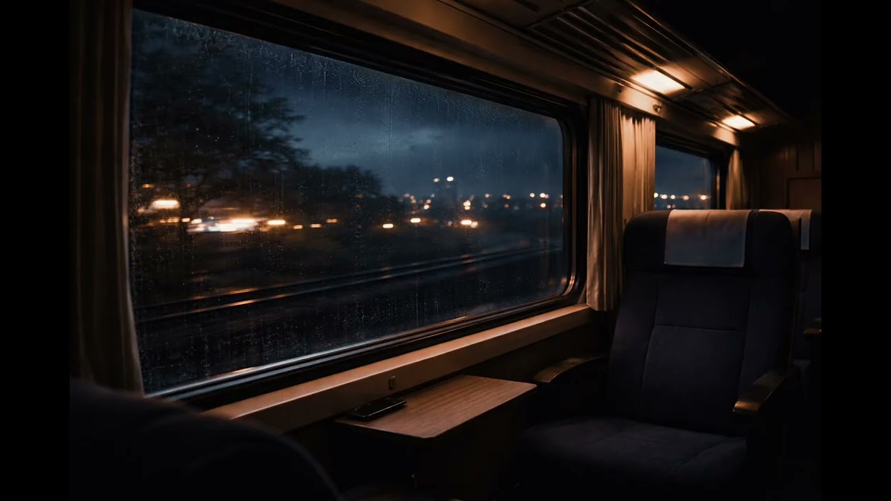 Still Nights 🌙 Night Train Ride | Gentle Motion Ambience for Deep Sleep