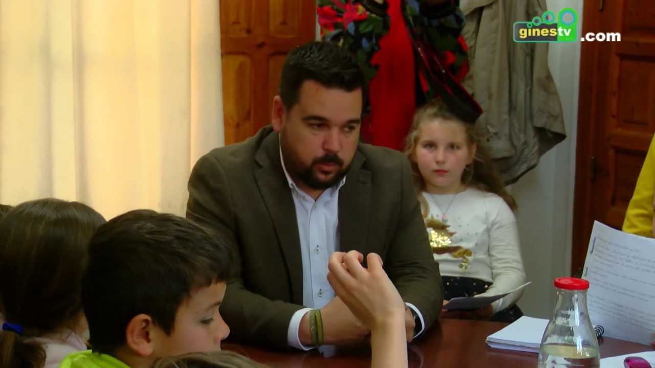 El alumnado del CEIP Ntra. Sra. de Belén visita el Ayuntamiento para conocer su funcionamiento