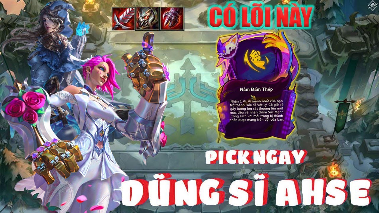 TFT Mùa 15 : LÕI ANH HÙNG NẤM ĐẤM THÉP VỚI VI CARRY CỰC MẠNH, PICK NGAY ĐỘI HÌNH 6 DŨNG SĨ ASHE