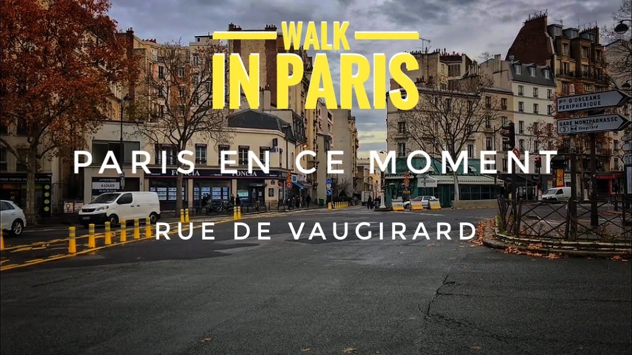 🇫🇷 WALK IN PARIS ( RUE DE VAUGIRARD) 15/12/2020 PARIS 4K