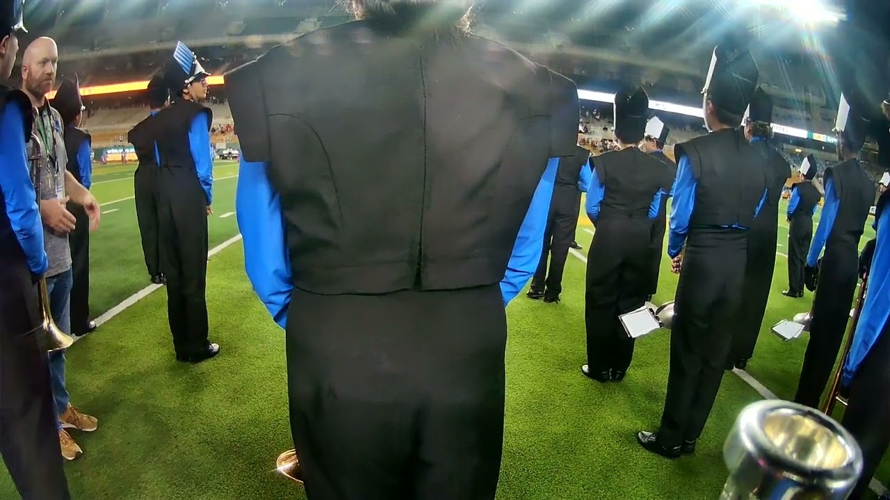 C.E. King Mighty Panther Band - Halftime Show - Baritone Cam (Julian)