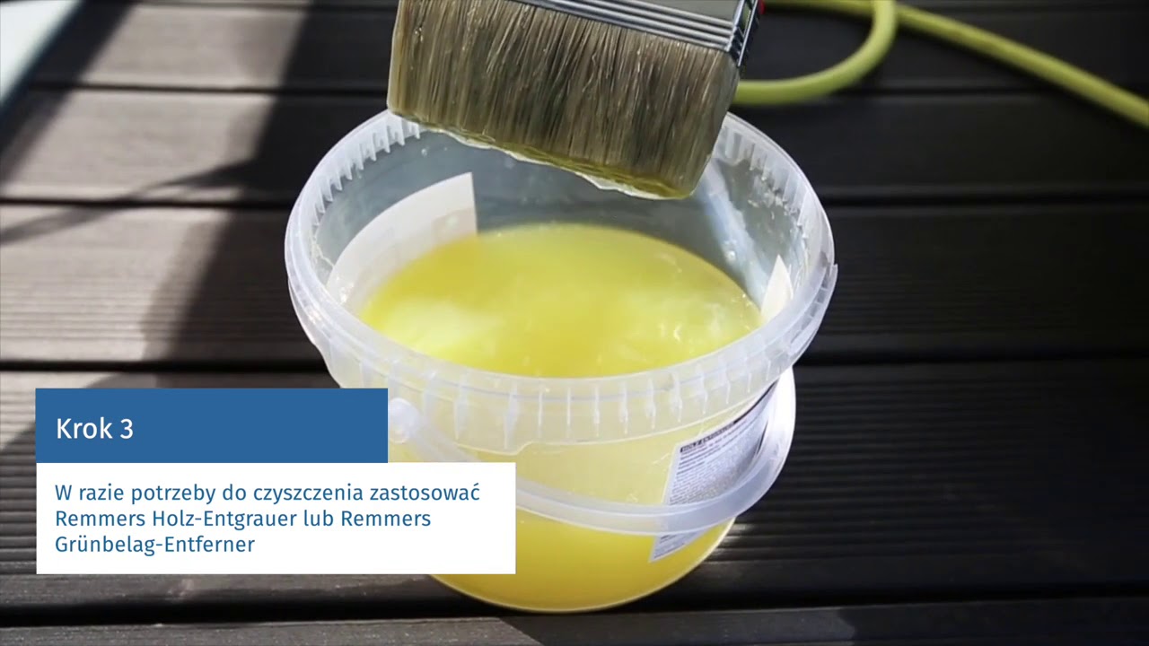 Impregnacja tarasu WPC Remmers olejem