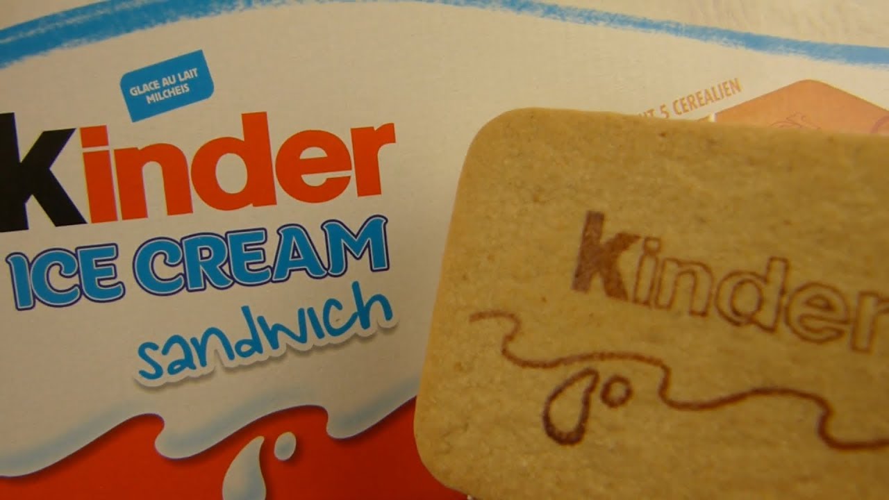 Kinder Ice Cream Sandwich