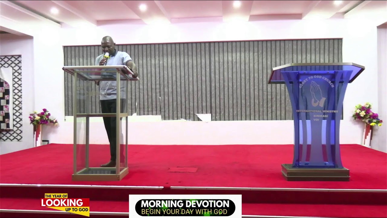 MORNING DEVOTION | YEAR OF LOOKING UP TO GOD
