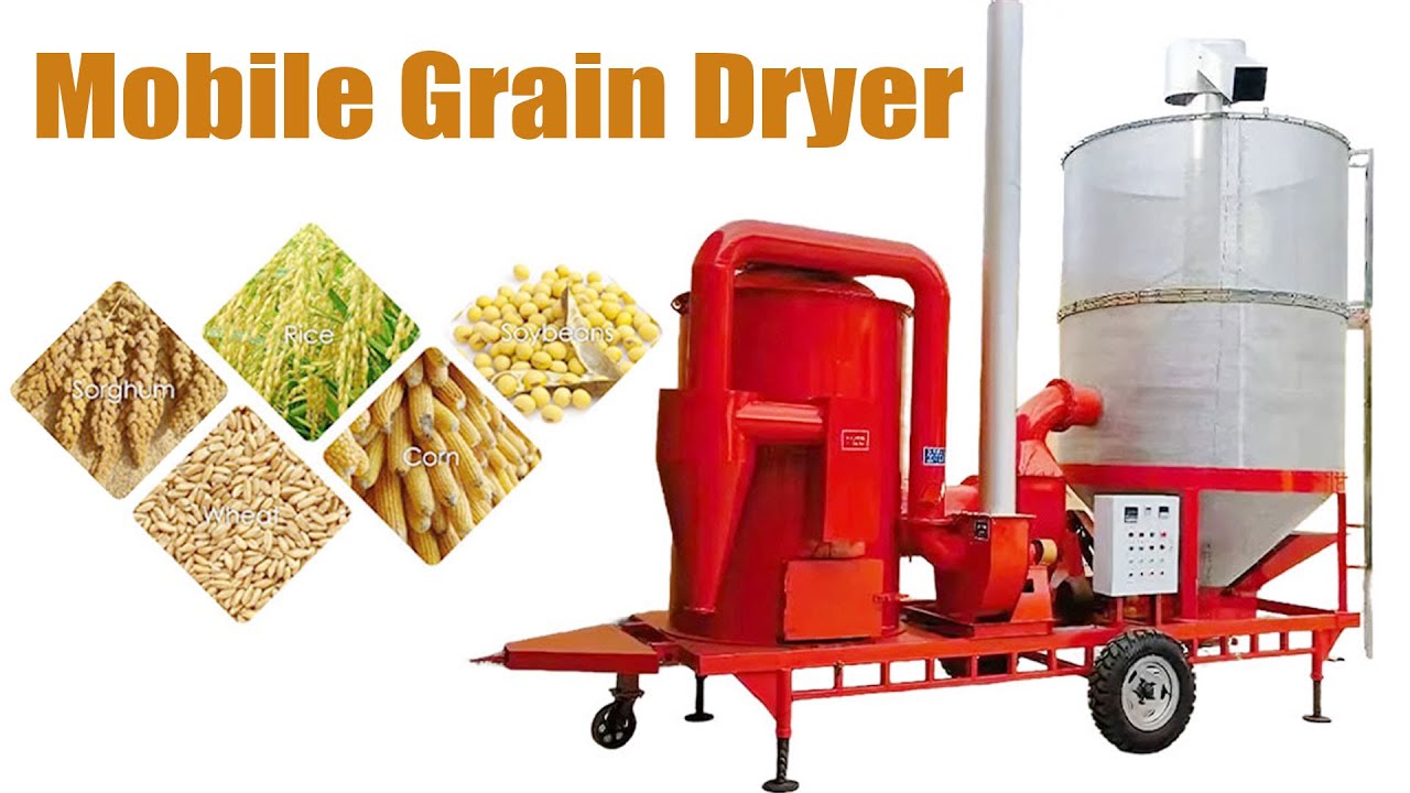 Mobile Grain Dryer Live Show!#graindrying