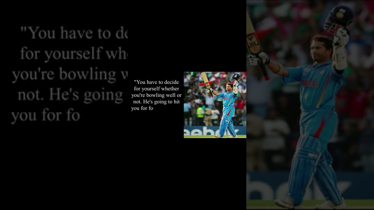 Great words about Sachin Tendulkar (part3) | Epic Quotes | The GOAT | The Legend | The GOD #shorts