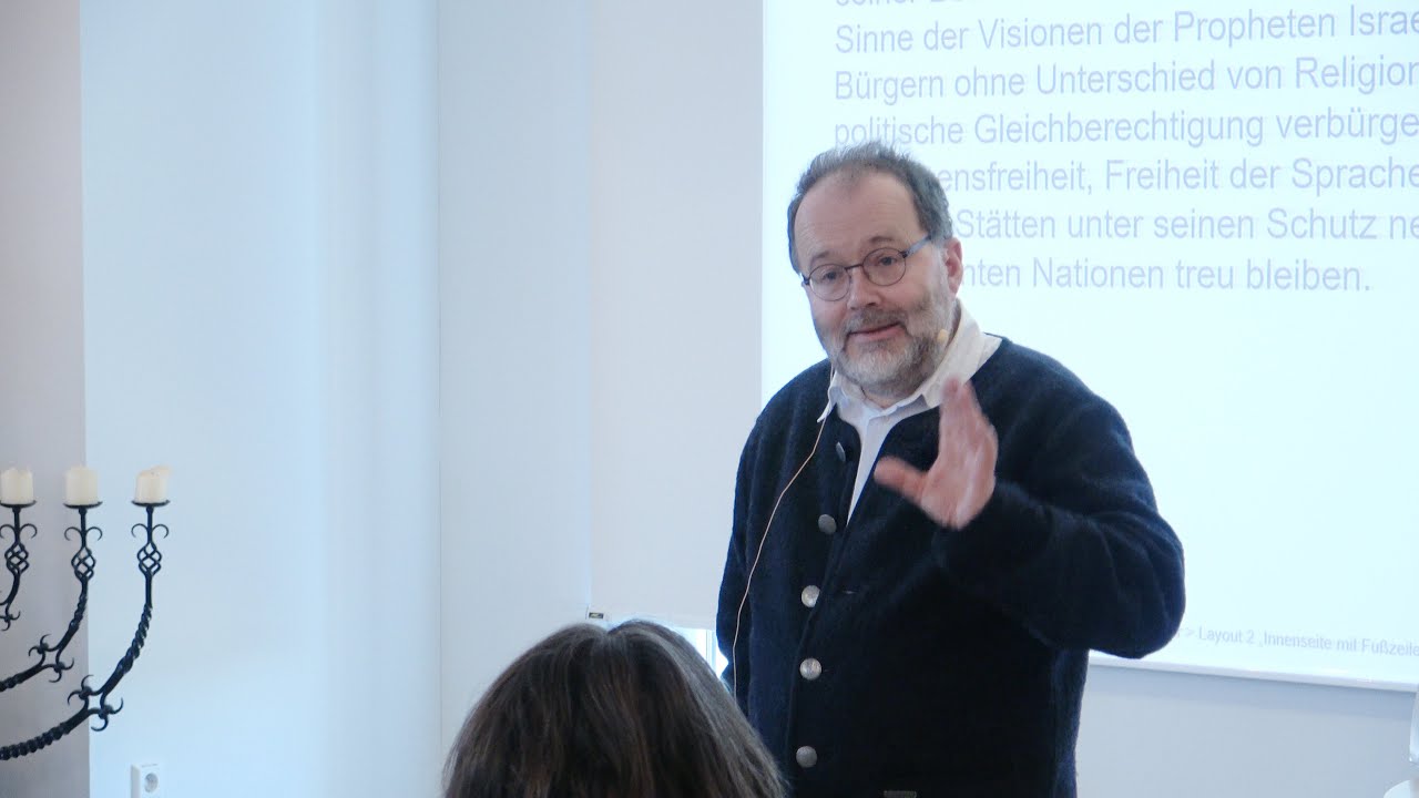 Prof. Dr. Matthias Morgenstern: »Die Geschichte und Bedeutung des Zionismus«, Teil 2