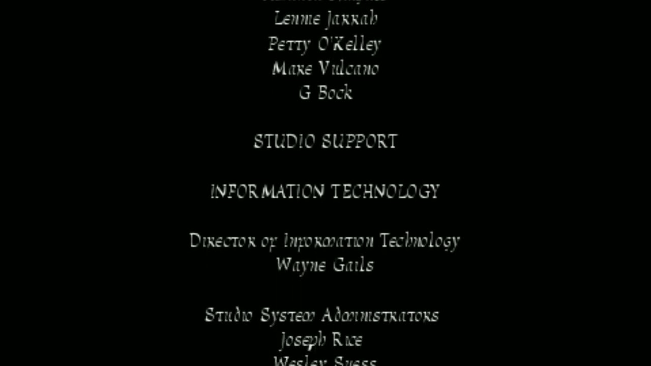 Jonah: A VeggieTales Movie Credits
