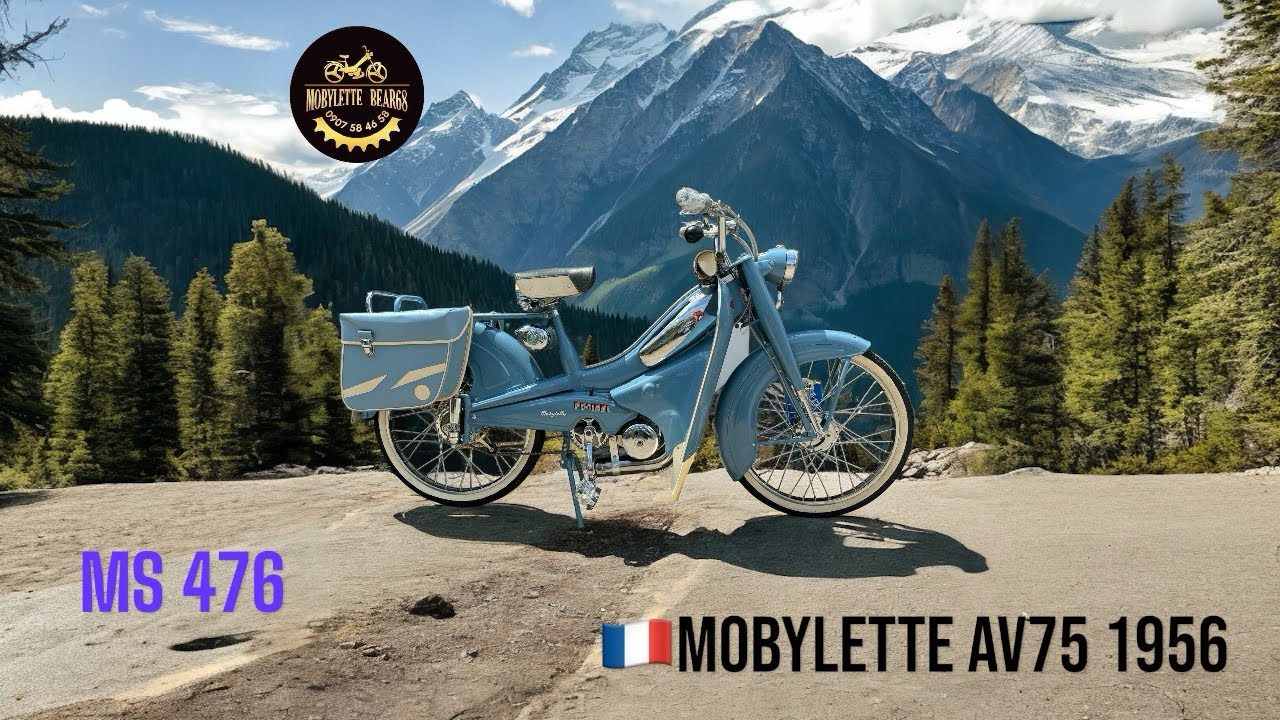 ⚜️Review: 🇫🇷Mobylette cổ chai AV75 1956 mẫu xe hiếm, độc đáo tại 🇻🇳Việt Nam☎️A.Hội 0908598658(Zalo)