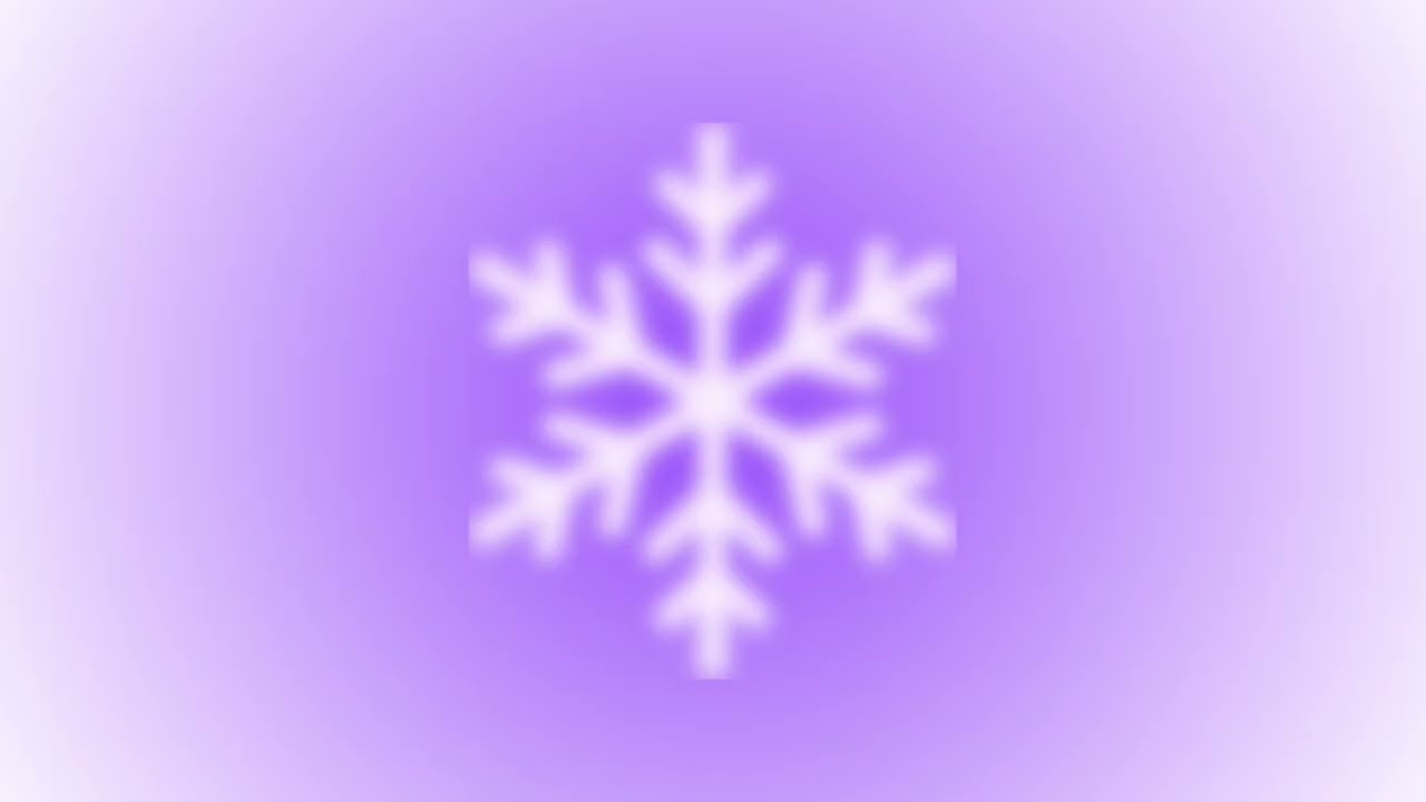 Pastel purple aura snowflake wallpaper❄️soft lavender aesthetic winter background loop
