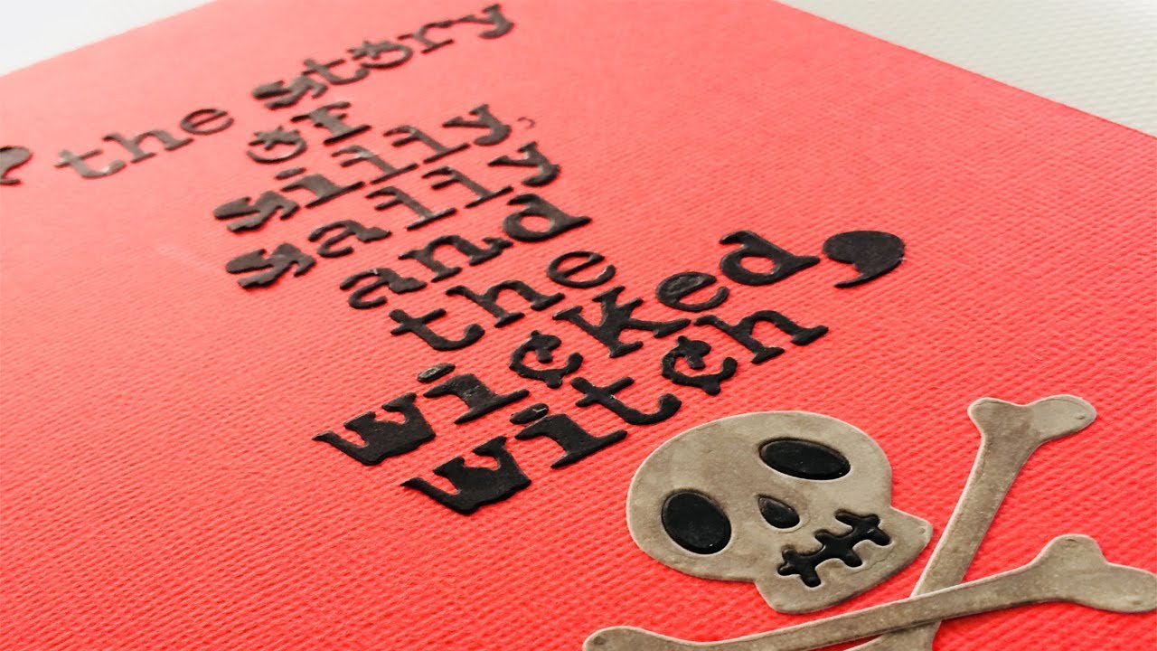 Handmade Story Book | Halloween Special DIY Story Book | Sizzix Lifestyle