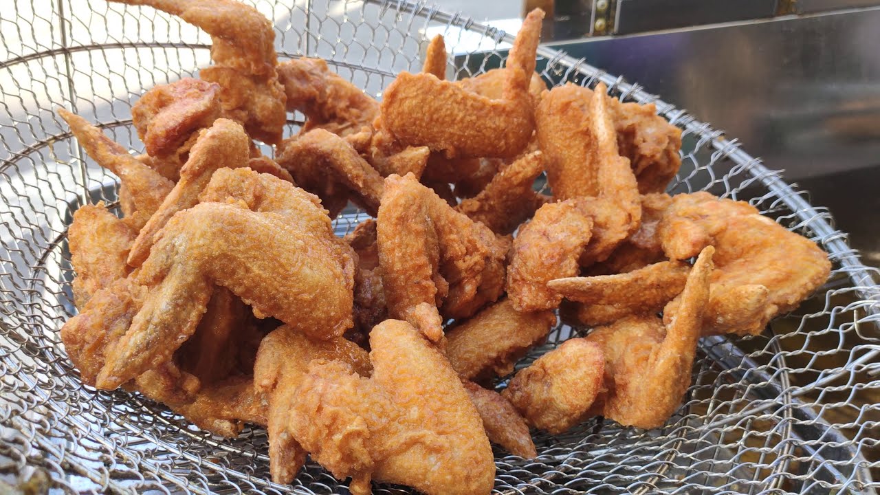 台式炸雞最好吃！！台灣街頭傳統美食炸物炸湯翅/鄉間美食/台灣味/台灣必吃