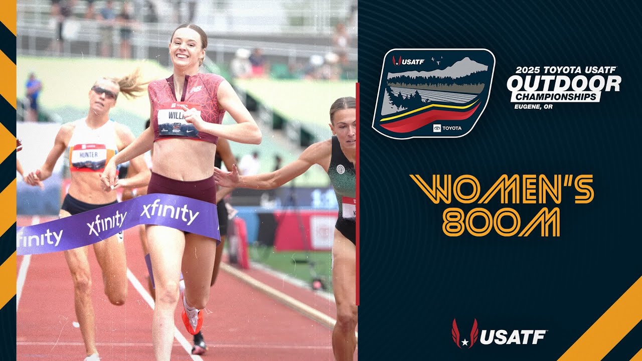Women's 800m Final at the 2025 Toyota USATF Outdoor Championships