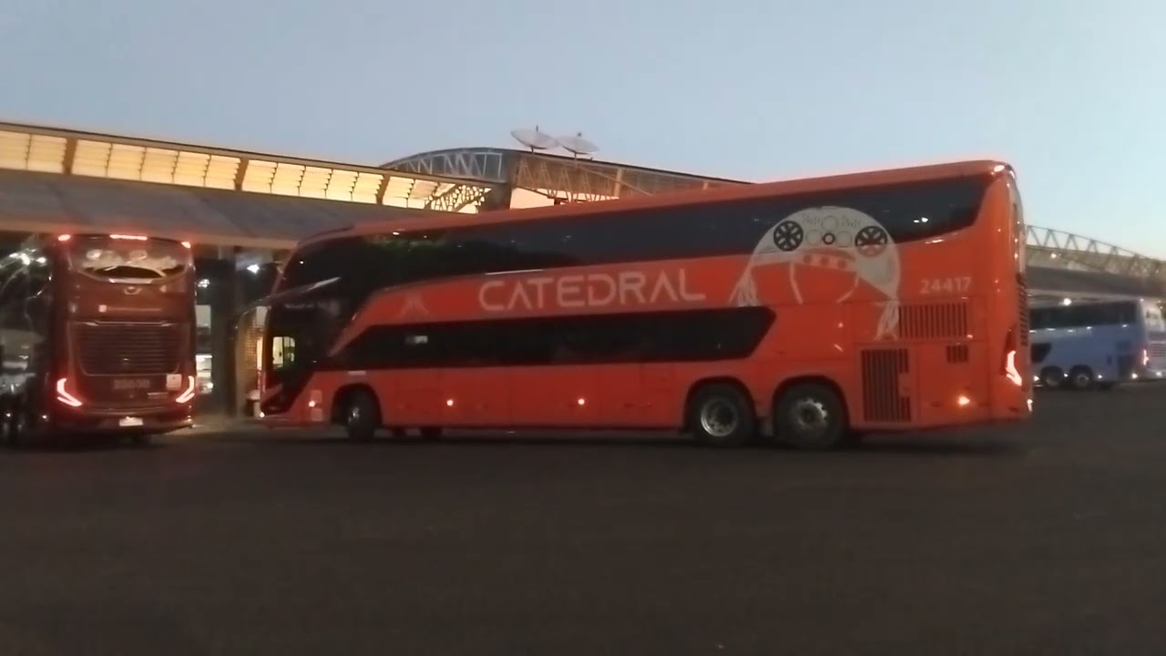 MOVIMENTAÇÃO DE ÔNIBUS NO TERMINAL RODOVIÁRIO DE UBERABA MG DIA 27/09/25