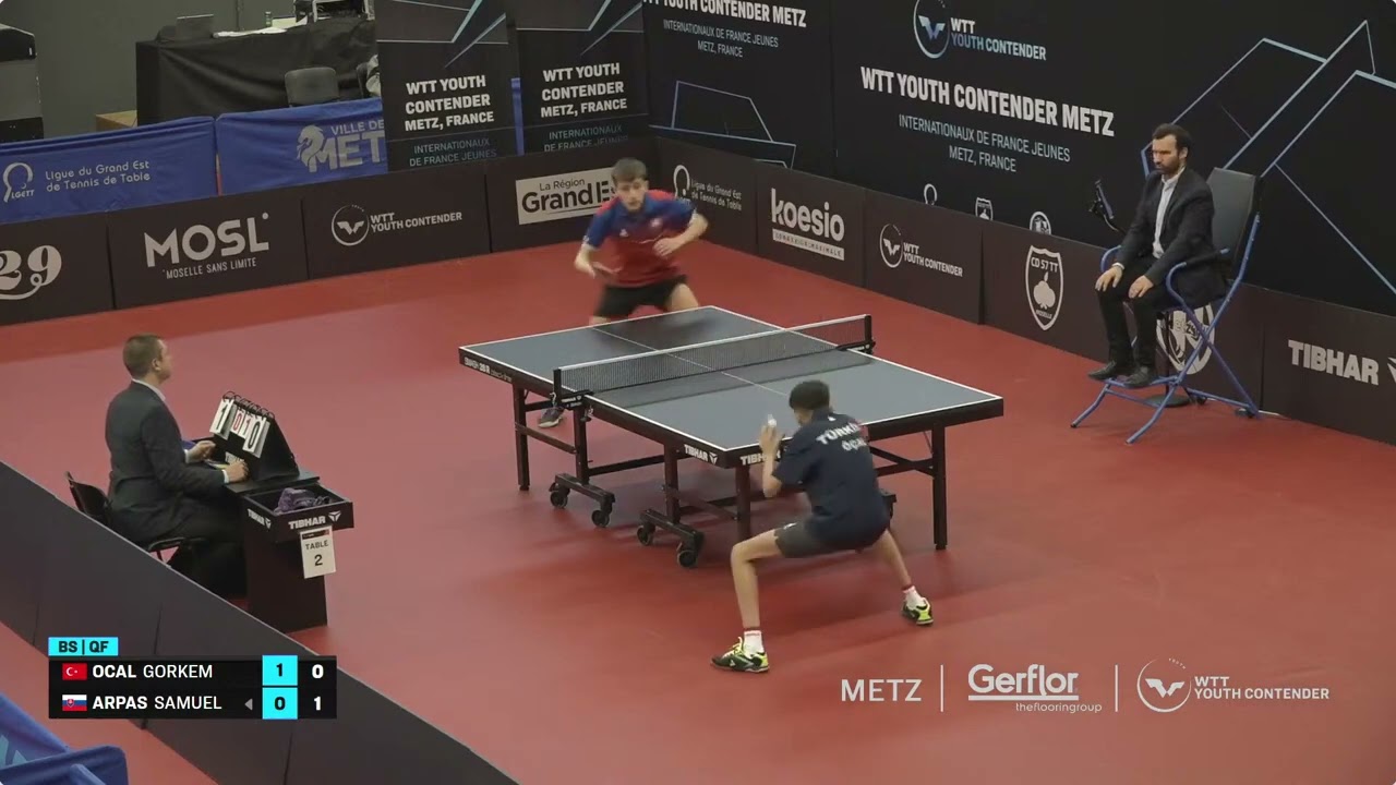 Görkem Öcal - Samuel Arpas WTT Youth Contender Metz 2024 U17 QF
