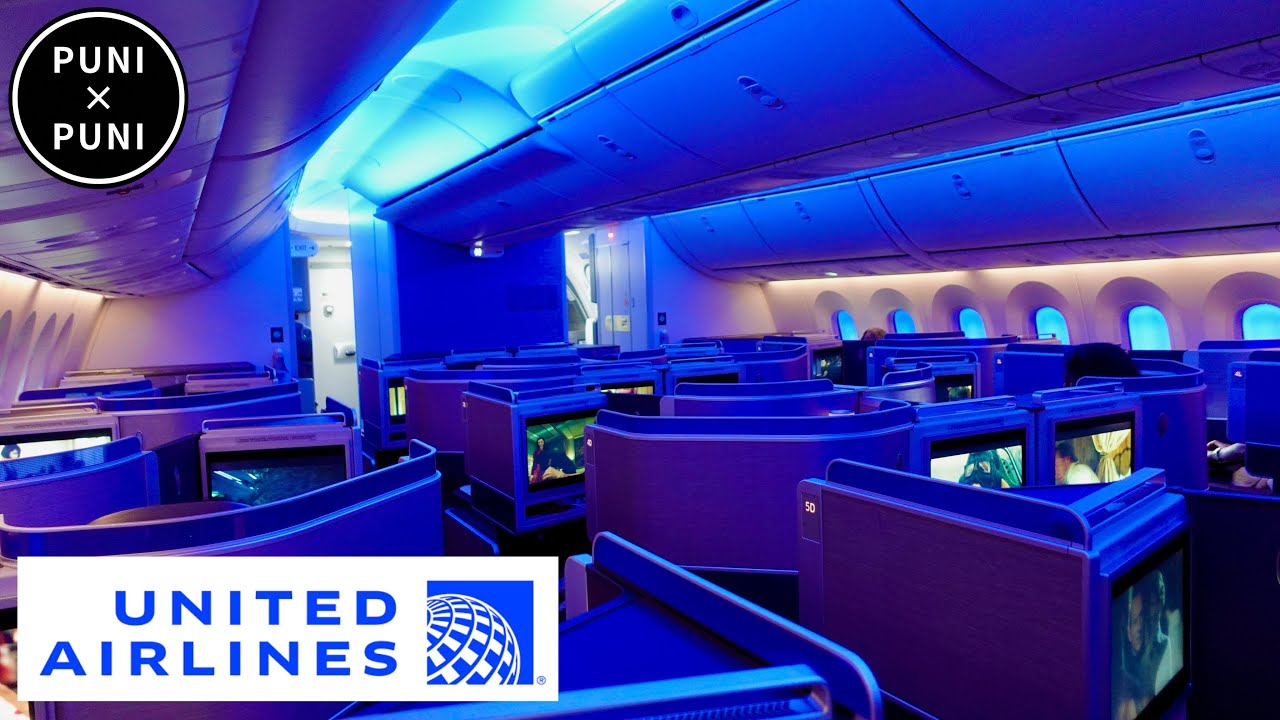Бизнес-класс United Airlines и зал ожидания Polaris
