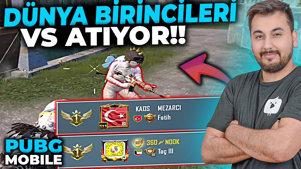 DÜNYA BİRİNCİLERİ VS ATIYOR!!  / PUBG MOBILE
