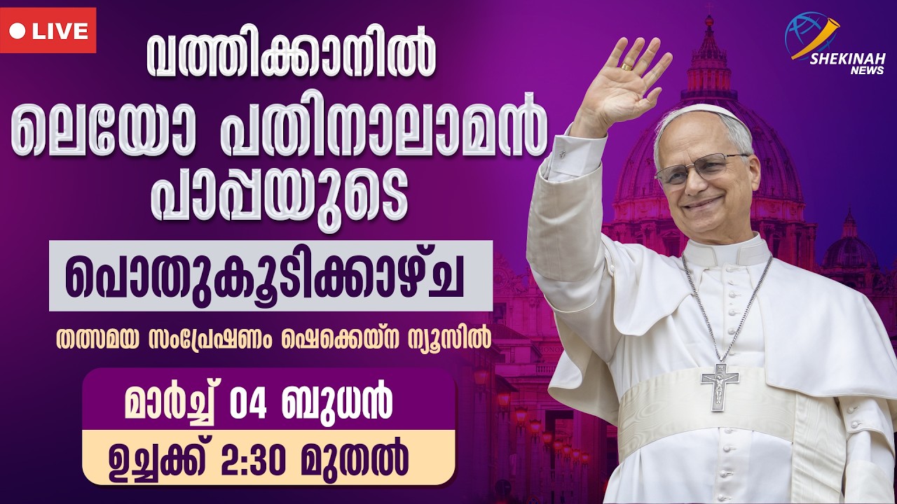 വത്തിക്കാനിൽ നിന്നും ലെയോ പതിനാലാമന്‍ പാപ്പയുടെ പൊതുകൂടിക്കാഴ്ച | POPE LEO XIV | GENERAL AUDIENCE