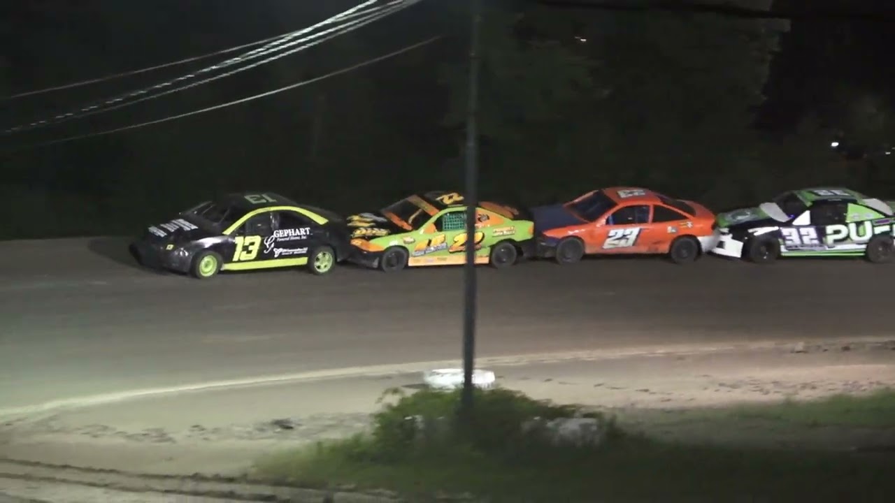 4 Cylinder Front Wheel Drive A-Feature at Mount Pleasant Speedway, Michigan on 07-14-2023!!