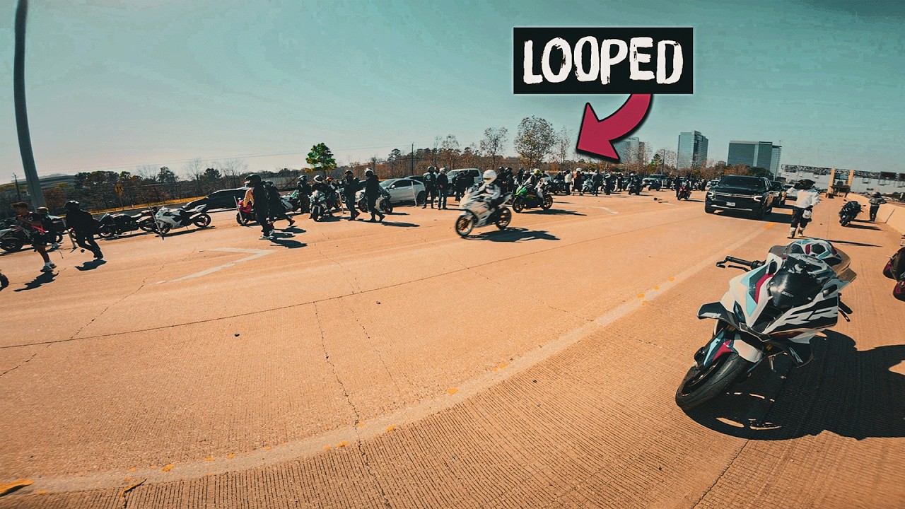200+ SUPERBIKES TAKEOVER HOUSTON HIGHWAYS | *GONE WRONG*