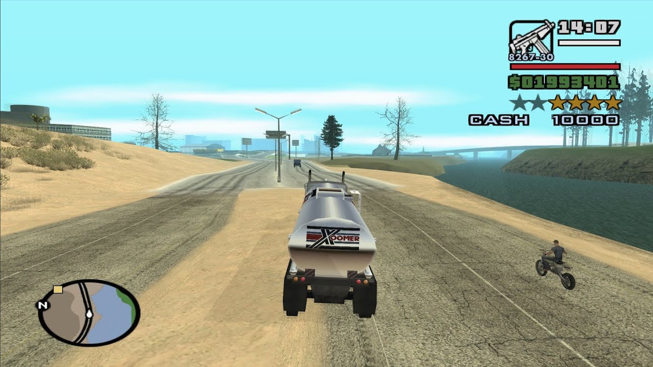 Chain Game Wear A Mask - GTA San Andreas - Trucking mission 8
