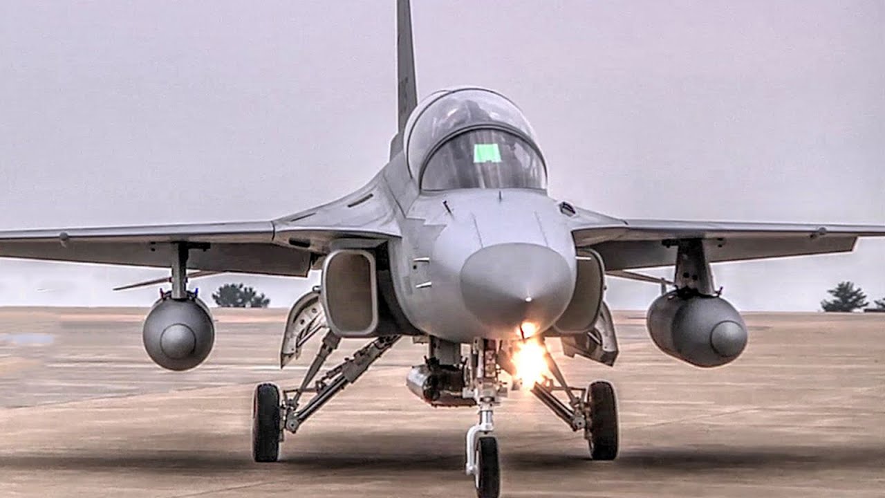 FA-50 Light Attack Aircraft Jet & F-16 @ Kunsan Air Base