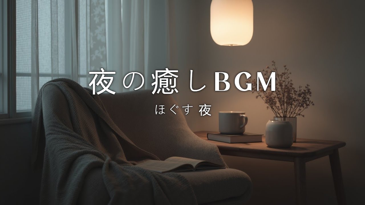 Ночной BGM для исцеления: Сердце тает в конце дня, звуки тихой ночи – Gentle Guitar Lo-Fi 🌙🎵
