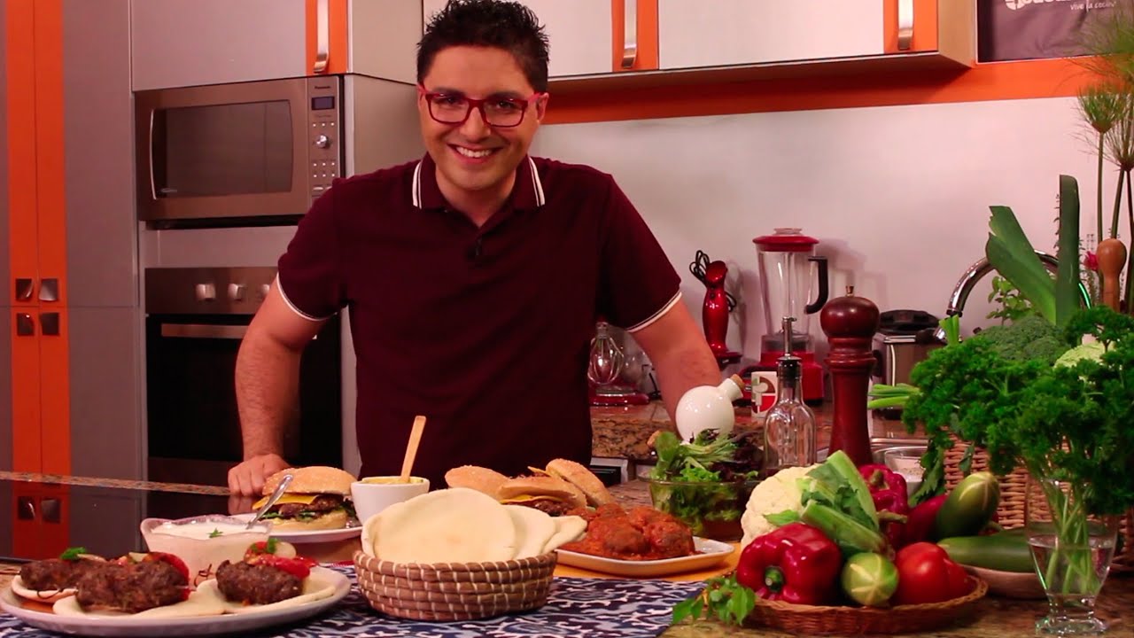 Recetas con carne molida: Hamburguesas gourmet, albóndigas rellenas y kebabs | Programa Todounchef