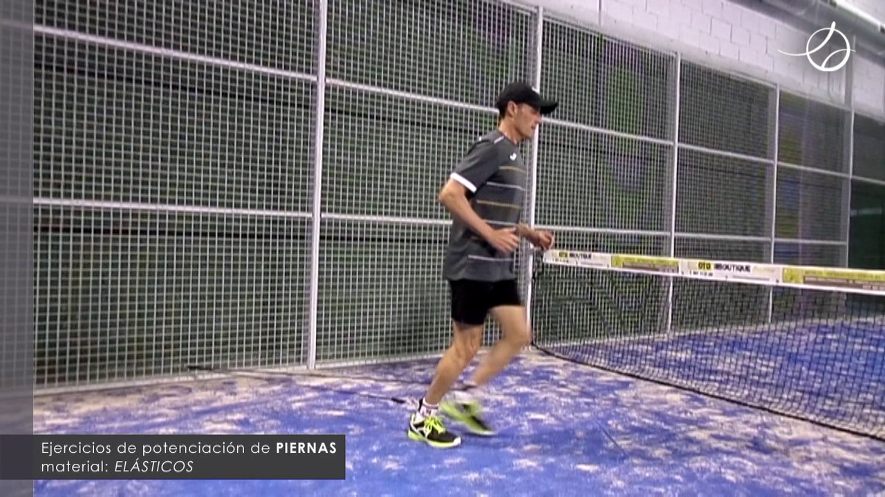 PÁDEL - 8 EJERCICIOS DE POTENCIACIÓN Y COORDINACIÓN DEL TREN INFERIOR CON ELÁSTICOS