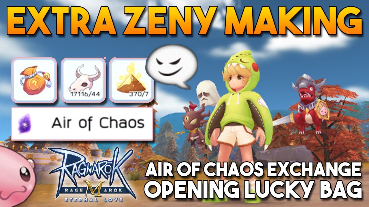 EXTRA ZENY MAKING ABILITY USING ANCIENT REMAINS & AIR OF CHAOS - RAGNAROK MOBILE