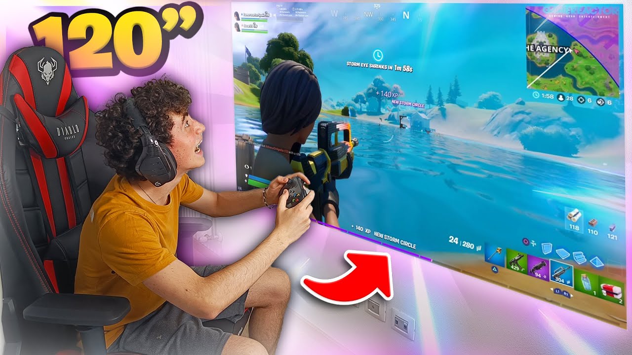 Ho GIOCATO COME IN UNA SALA CINEMA con un PROIETTORE! *Dangbei Mars Pro*