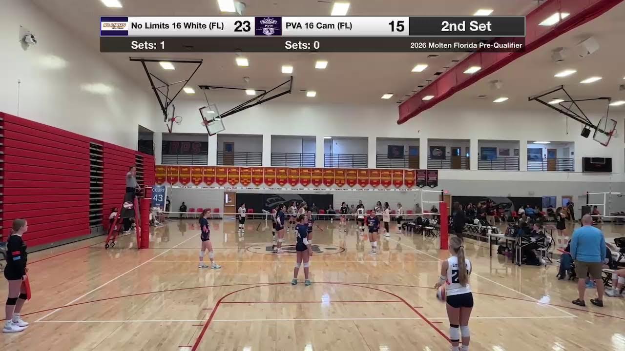 No Limits 16 White (FL) vs PVA 16 Cam(FL) #volleyball