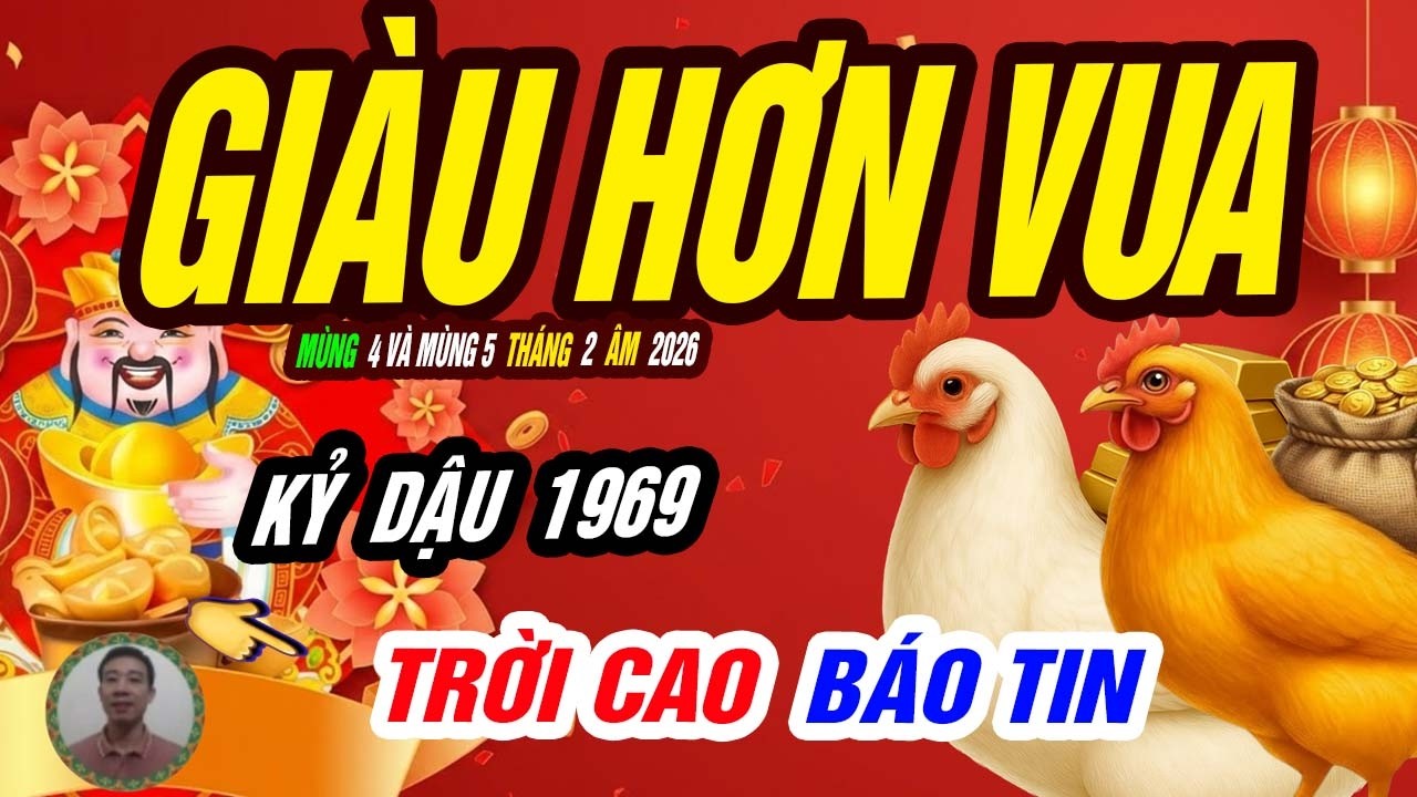 🐓 Đến Lượt Được Giàu! KỶ DẬU 1969 Kinh Hoàng Tử Vi Đúng 2 Ngày Tới – TIỀN Như Mưa