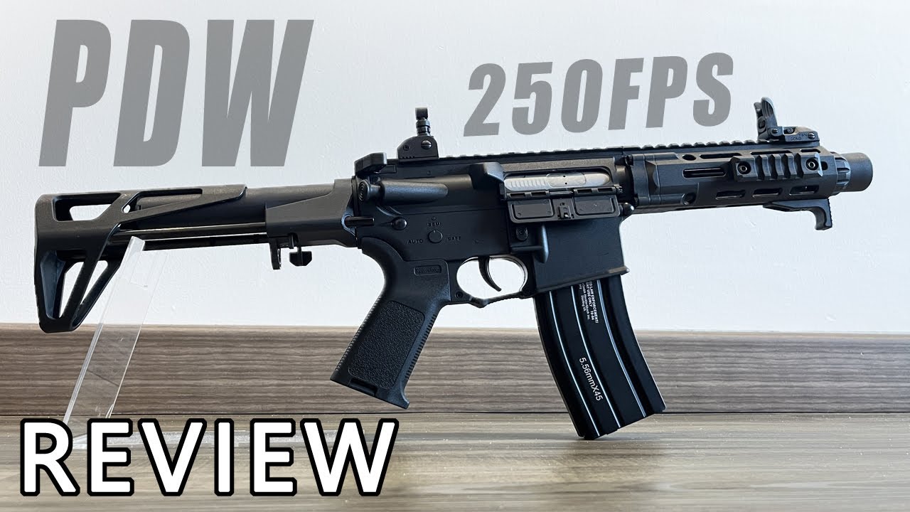 Обзор Tian Gong TG PDW Gel Blaster 250FPS с отдачей