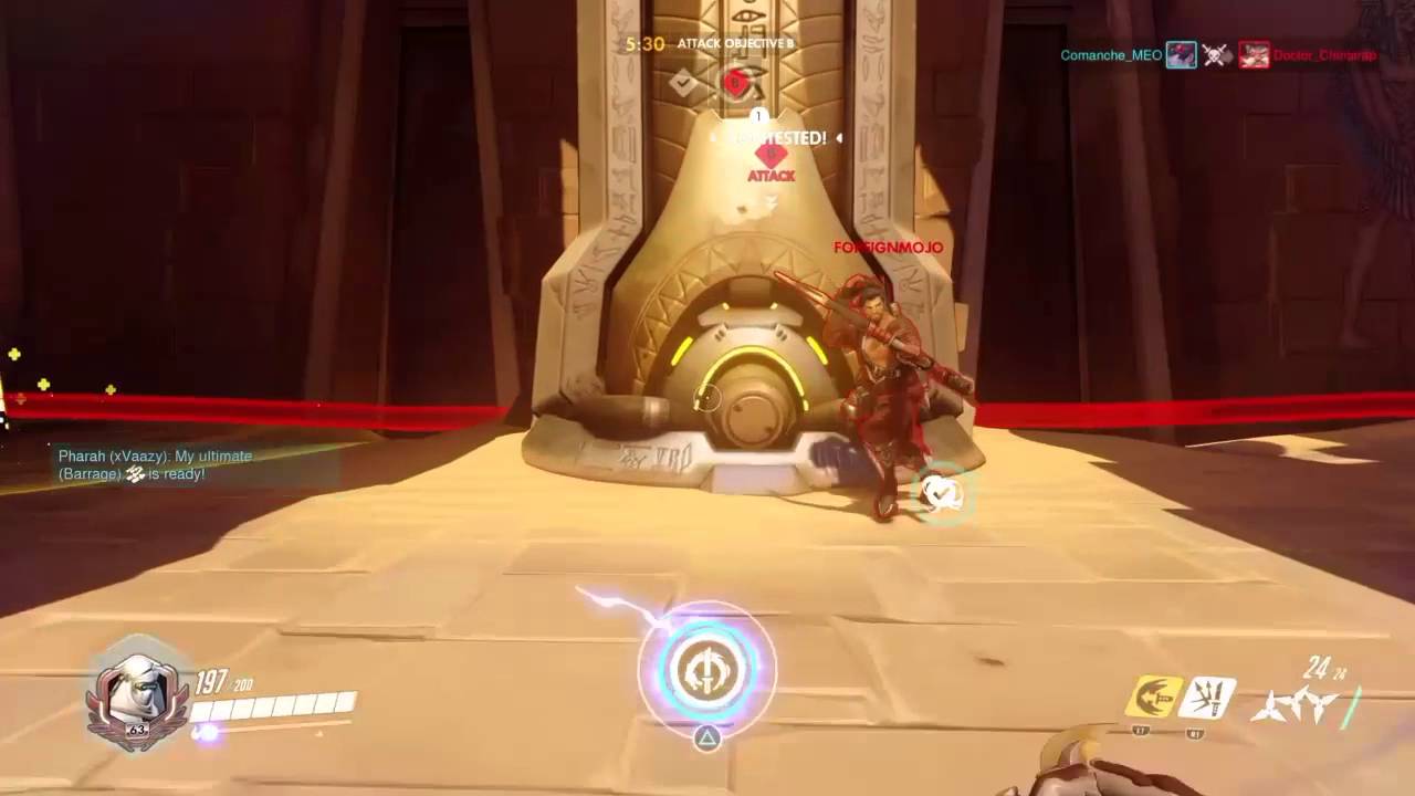 Overwatch PS4 Gameplay | Genji