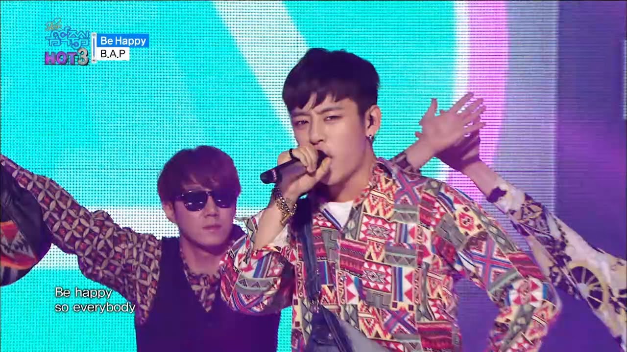 【TVPP】B.A.P &ndash; Be Happy, 비에이피 &ndash; 비 해피 @Show Music Core