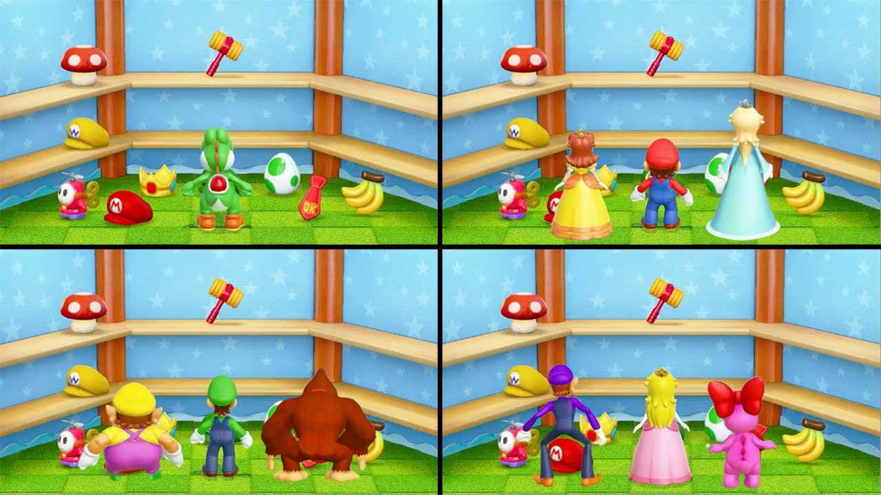Mario Party Superstars - Yoshi vs All Characters Messy Memory (Master CPU)