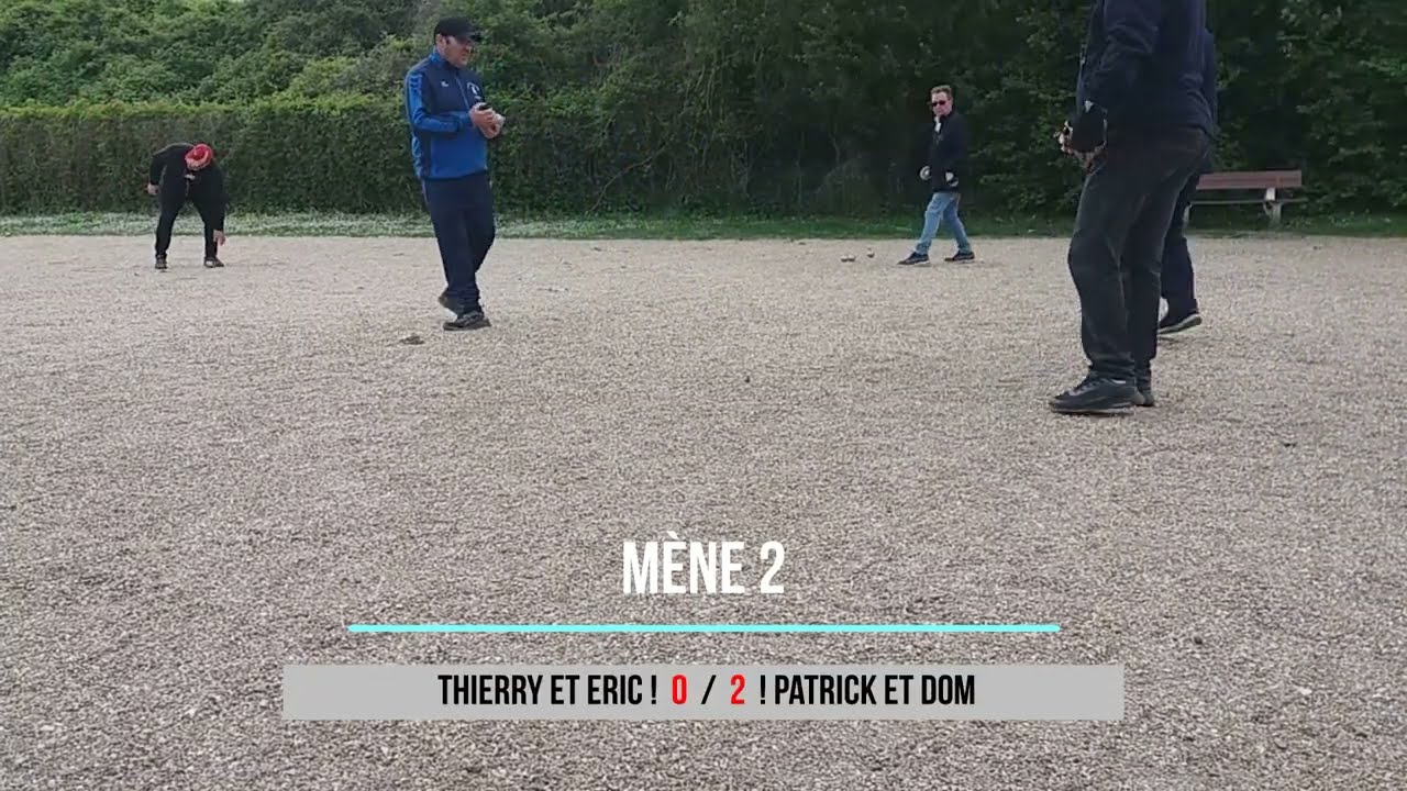Concours interne du club - Partie N° 4 -  Doublette - Thierry et Eric VS Patrick et Dom - 20/04/2024