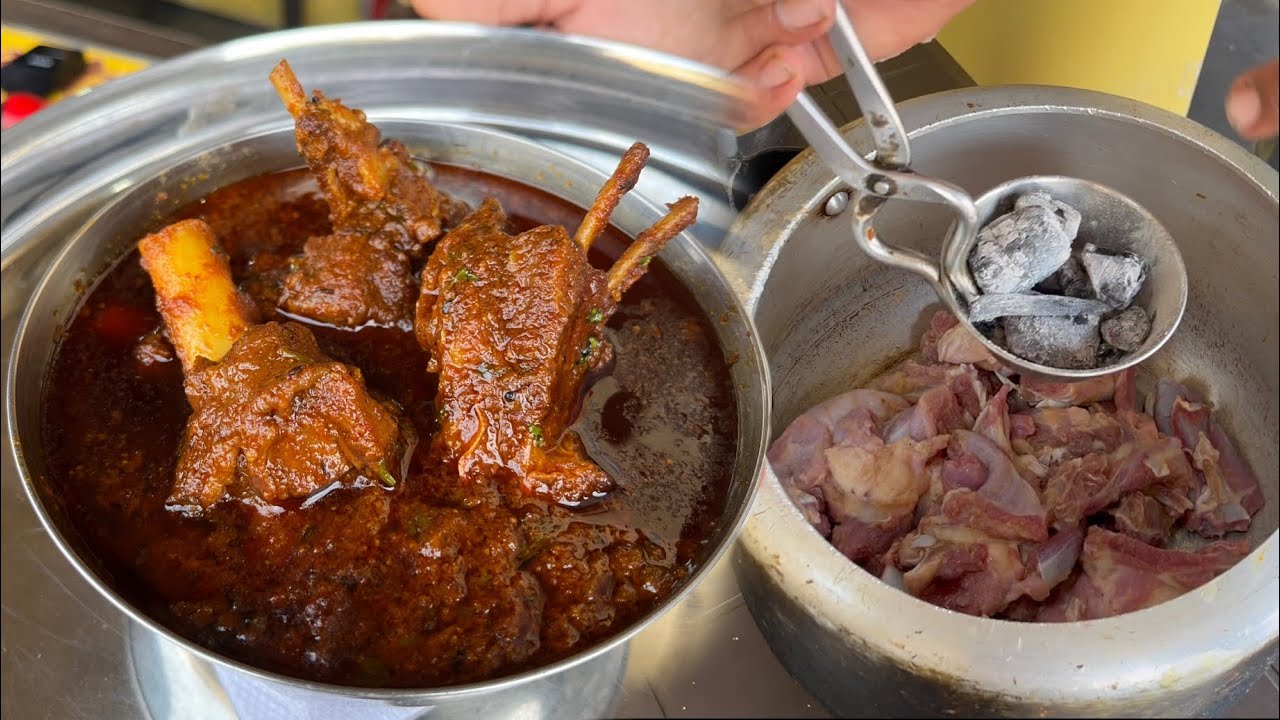 कच्चे मांस का धुंगार मटन IN UDAIPUR @ ₹160/- ONLY | NONVEG FOOD IN RAJASTHAN | AAKHET UDAIPUR | TOUR