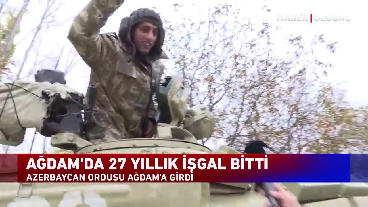 Azerbaycan Ordusunun Ağdam'a Girdiği O Muhteşem Anlar!