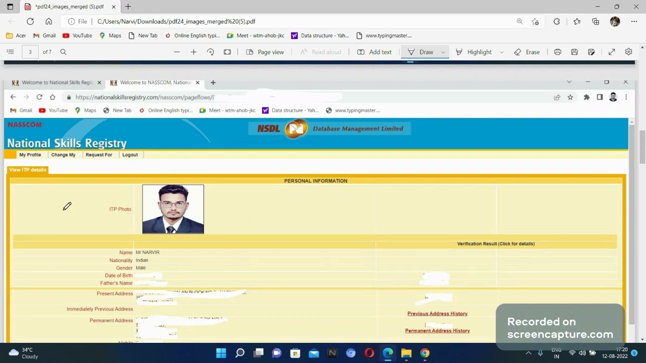How to download NSR Card | Download NSR card ITPIN