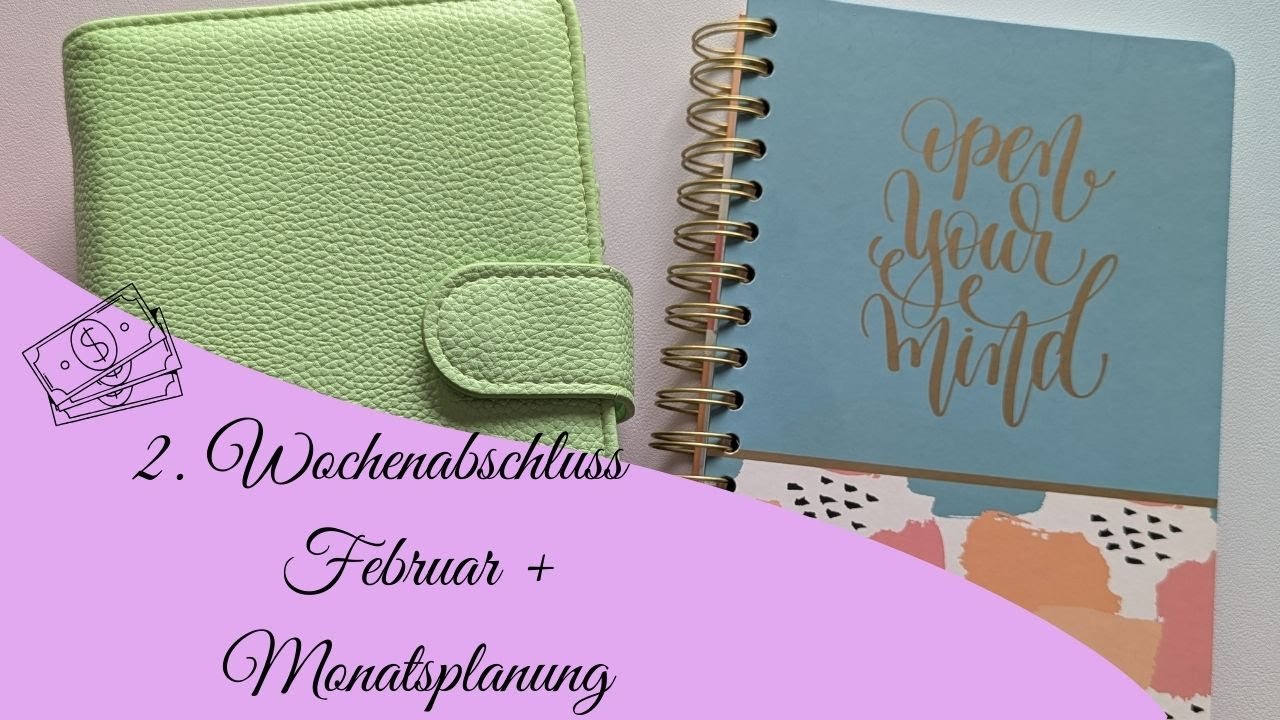 💰2. Wochenabschluss im Februar + Monatsplanung Teil 2/2 💰#sparen#Umschlagmethode