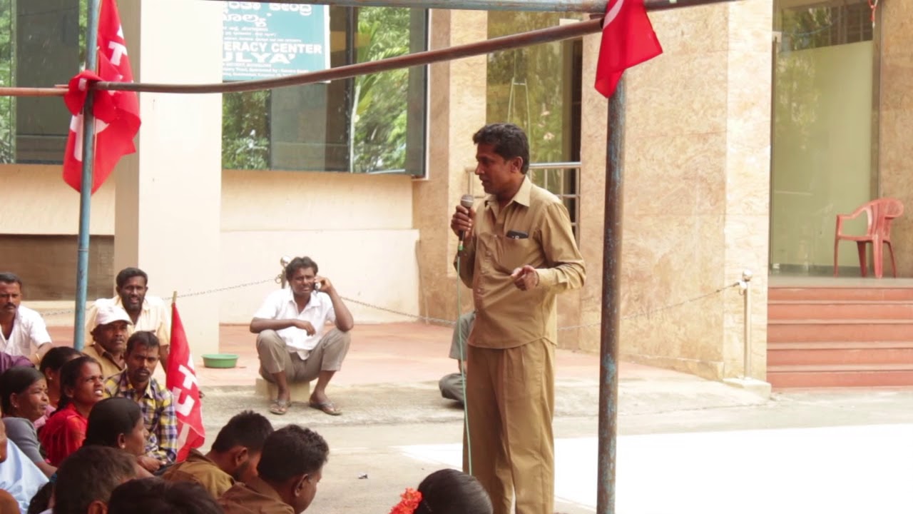 Gram Panchayat workers waiting for salaries for three months