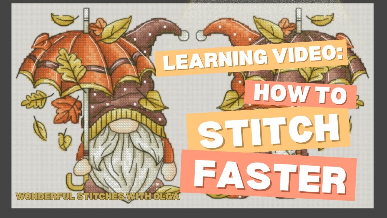 Learning Video:  How to stitch faster