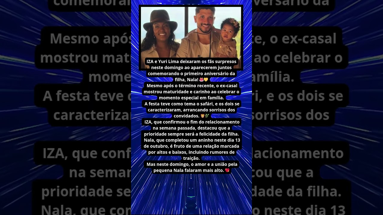 IZA E YURI LIMA JUNTOS NOVAMENTE  🎉