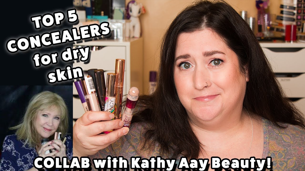 TOP 5 CONCEALERS FOR DRY SKIN | Collab with Kathy Aay Beauty!