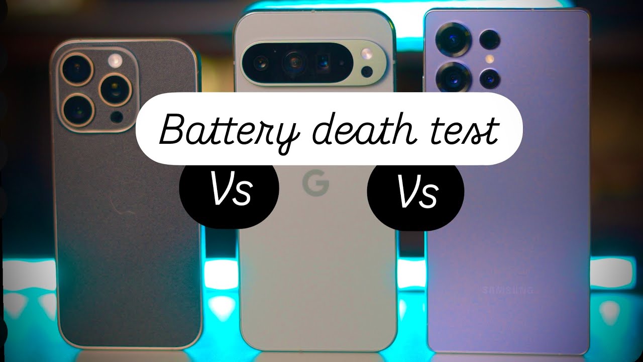 Ultimate Battery Test: iPhone 16 Pro vs. Pixel 9 Pro XL vs. Galaxy S24 Ultra vs. Galaxy S25 Ultra!