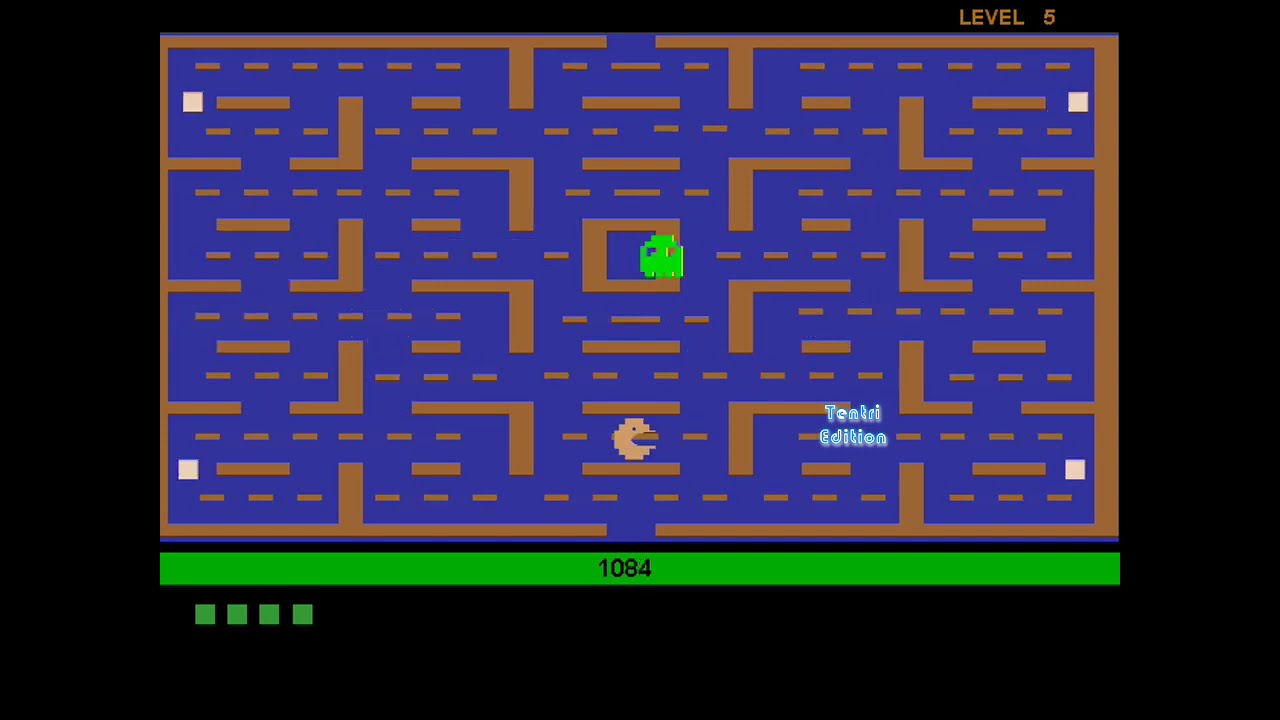 PAC-MAN ATARI 2600 with arcade sounds #pacman #atari2600